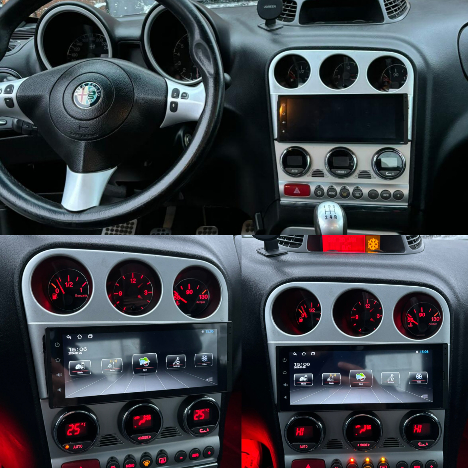 ANDROID MULTIMEDIJA ZA ALFA ROMEO 156 6.8" 1+32 - Image 2