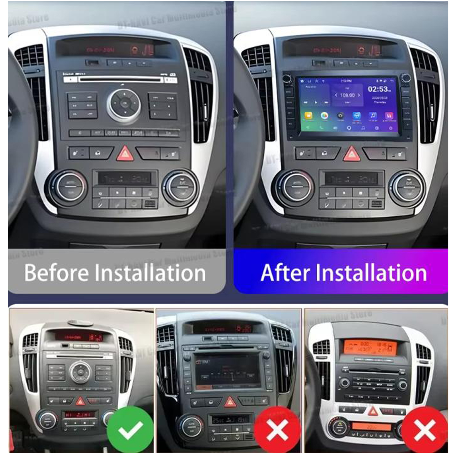 ANDROID MULTIMEDIJA ZA KIA CEED/KIA PRO CEED (2006-2012) 7" 2+16 sa dugmićima - Image 2