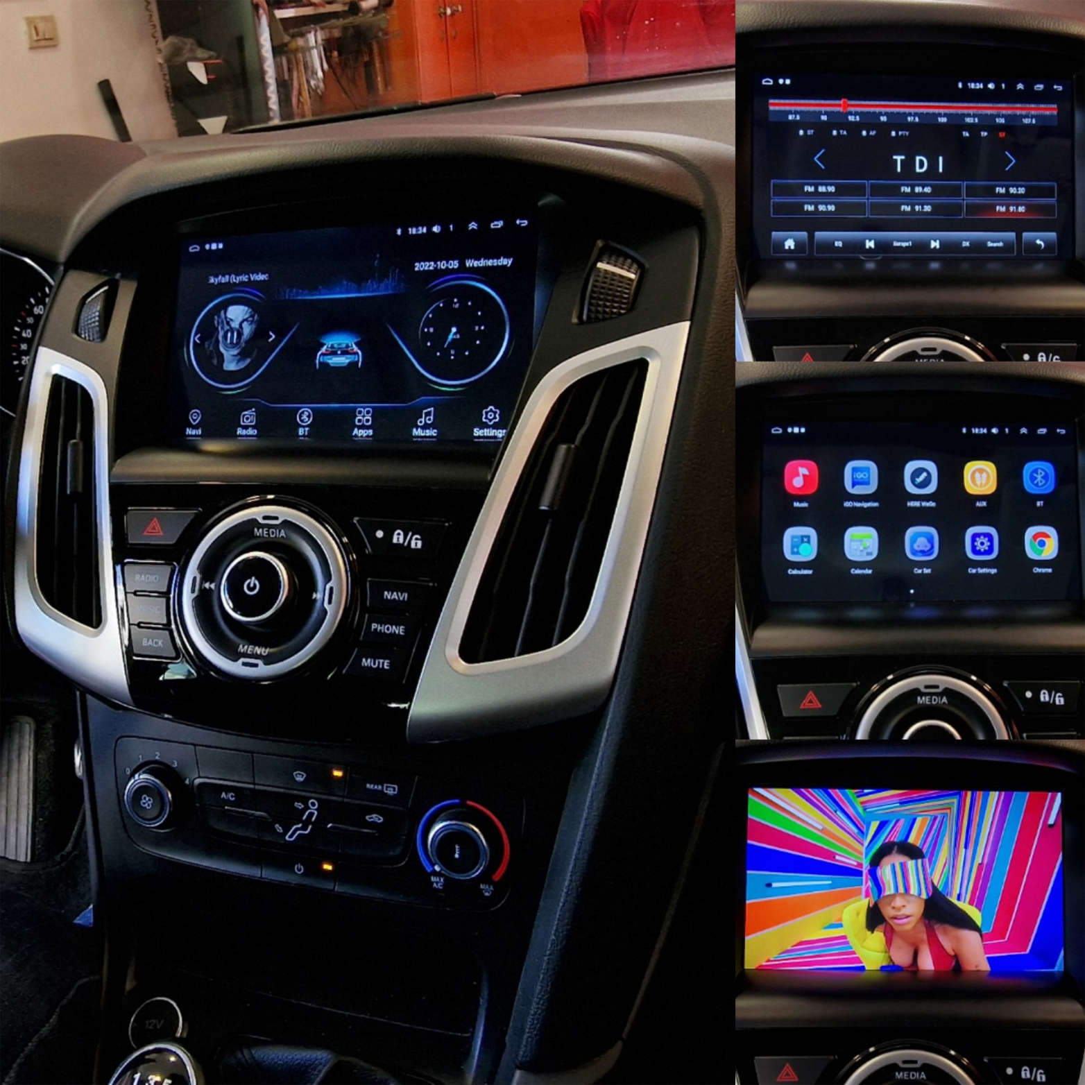 ANDROID MULTIMEDIJA ZA FORD FOCUS III (2010-2019) 9" 1+16 - Image 2