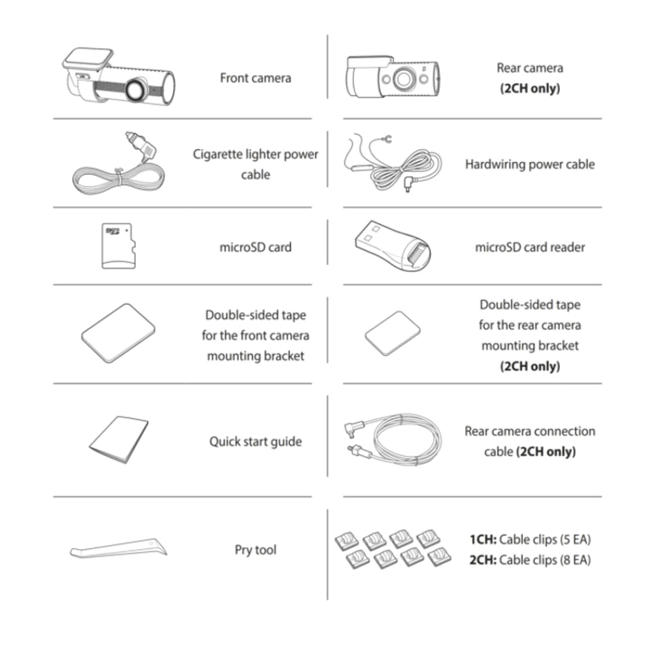 BlackVue Rideshare Dash Cams - 2 Channels IR PLUS - Image 2